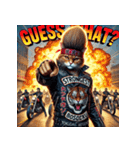 爆走！最強ネコ総長（個別スタンプ：40）