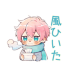 ジト目パーカーくんの冬（個別スタンプ：15）