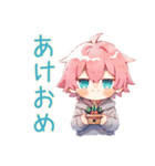 ジト目パーカーくんの冬（個別スタンプ：33）