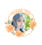 AI美人4・誕生日‪おめでとう☆ありがとう（個別スタンプ：2）