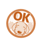 優しい気づかい ダックスフンド-犬好き 冬（個別スタンプ：11）