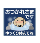 優しい気づかい ダックスフンド-犬好き 冬（個別スタンプ：21）