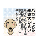優しい気づかい ダックスフンド-犬好き 冬（個別スタンプ：39）
