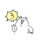 毎年使える！タイツをはいたくま年賀＆挨拶（個別スタンプ：18）