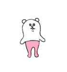 毎年使える！タイツをはいたくま年賀＆挨拶（個別スタンプ：38）