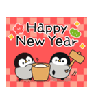 [復刻]飛び出す！心くばりペンギン年賀ver.（個別スタンプ：5）