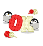 [復刻]飛び出す！心くばりペンギン年賀ver.（個別スタンプ：22）