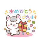 敬語♪まんまる白ウマさん（個別スタンプ：13）