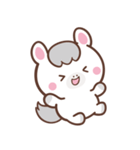 文字なし1♪まんまる白ウマさん（個別スタンプ：20）