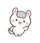 文字なし1♪まんまる白ウマさん（個別スタンプ：26）