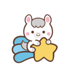 文字なし1♪まんまる白ウマさん（個別スタンプ：27）