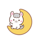 文字なし1♪まんまる白ウマさん（個別スタンプ：28）