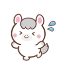 文字なし1♪まんまる白ウマさん（個別スタンプ：31）