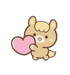 文字なし1♪まんまる栗毛ウマさん（個別スタンプ：7）