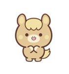 文字なし1♪まんまる栗毛ウマさん（個別スタンプ：11）