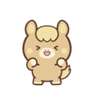 文字なし1♪まんまる栗毛ウマさん（個別スタンプ：16）