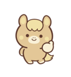 文字なし1♪まんまる栗毛ウマさん（個別スタンプ：17）