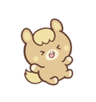 文字なし1♪まんまる栗毛ウマさん（個別スタンプ：20）