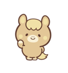 文字なし1♪まんまる栗毛ウマさん（個別スタンプ：22）