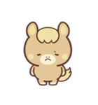 文字なし1♪まんまる栗毛ウマさん（個別スタンプ：34）