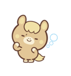 文字なし1♪まんまる栗毛ウマさん（個別スタンプ：38）
