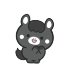 文字なし1♪まんまる黒ウマさん（個別スタンプ：23）