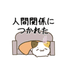 動く！毎日五月病なねこたち 冬スタンプ3（個別スタンプ：11）