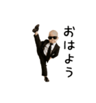 踊る！軍隊ダンスのサングラスベイビー（個別スタンプ：5）