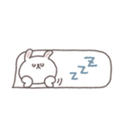 冬のあいさつ◎ちびっこうさぎさん #2（個別スタンプ：3）