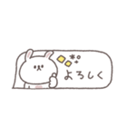 冬のあいさつ◎ちびっこうさぎさん #2（個別スタンプ：31）