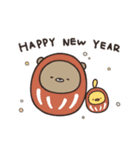 くまのぽんこつ 年末年始2025 (ベーシック)（個別スタンプ：2）