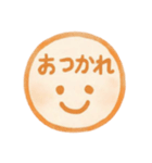 オレンジ・1年中使える♪プリチーはんこ（個別スタンプ：12）