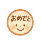 オレンジ・1年中使える♪プリチーはんこ（個別スタンプ：24）