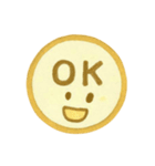 黄色・1年中使える♪プリチーはんこ（個別スタンプ：19）