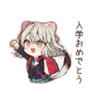 フェレットちゃんの♡年中使えるスタンプ（個別スタンプ：6）