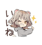 フェレットちゃんの♡年中使えるスタンプ（個別スタンプ：19）