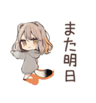 フェレットちゃんの♡年中使えるスタンプ（個別スタンプ：40）