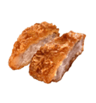 国産豚のとんかつ 【文字なし】（個別スタンプ：10）