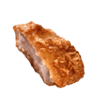 国産豚のとんかつ 【文字なし】（個別スタンプ：11）