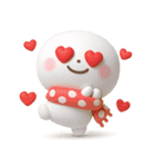 誰でも使える冬3Dスタンプだよ（個別スタンプ：10）