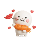 誰でも使える冬3Dスタンプだよ（個別スタンプ：12）