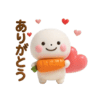 誰でも使える冬3Dスタンプだよ（個別スタンプ：19）