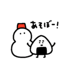 【クリスマス＆正月＆冬】おにぎりにぎ太郎（個別スタンプ：38）