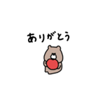 優しいお色のクマ。物価高。（個別スタンプ：40）