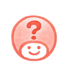 数字とローマ字♪プリチー赤はんこ（個別スタンプ：1）