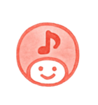 数字とローマ字♪プリチー赤はんこ（個別スタンプ：4）