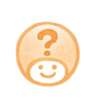 オレンジ・数字とローマ字♪プリチーはんこ（個別スタンプ：1）