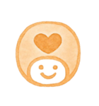 オレンジ・数字とローマ字♪プリチーはんこ（個別スタンプ：2）