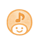 オレンジ・数字とローマ字♪プリチーはんこ（個別スタンプ：4）