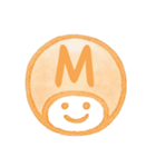 オレンジ・数字とローマ字♪プリチーはんこ（個別スタンプ：27）